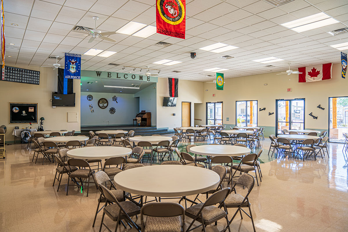 Shiprock RV Resort recreation hall