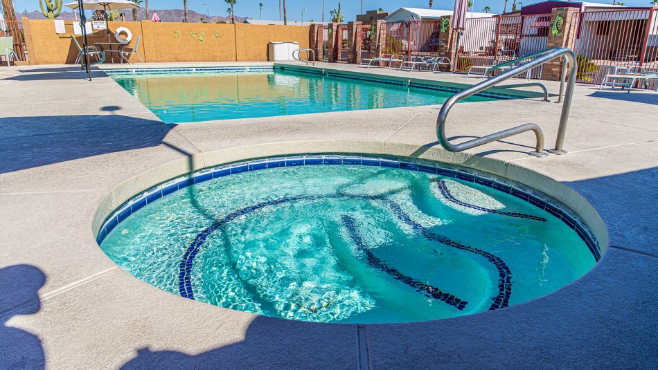 Meridian RV Resort spa and pool