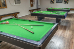 Multiple billiards tables