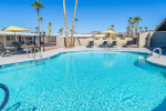 Seasonally heated pool