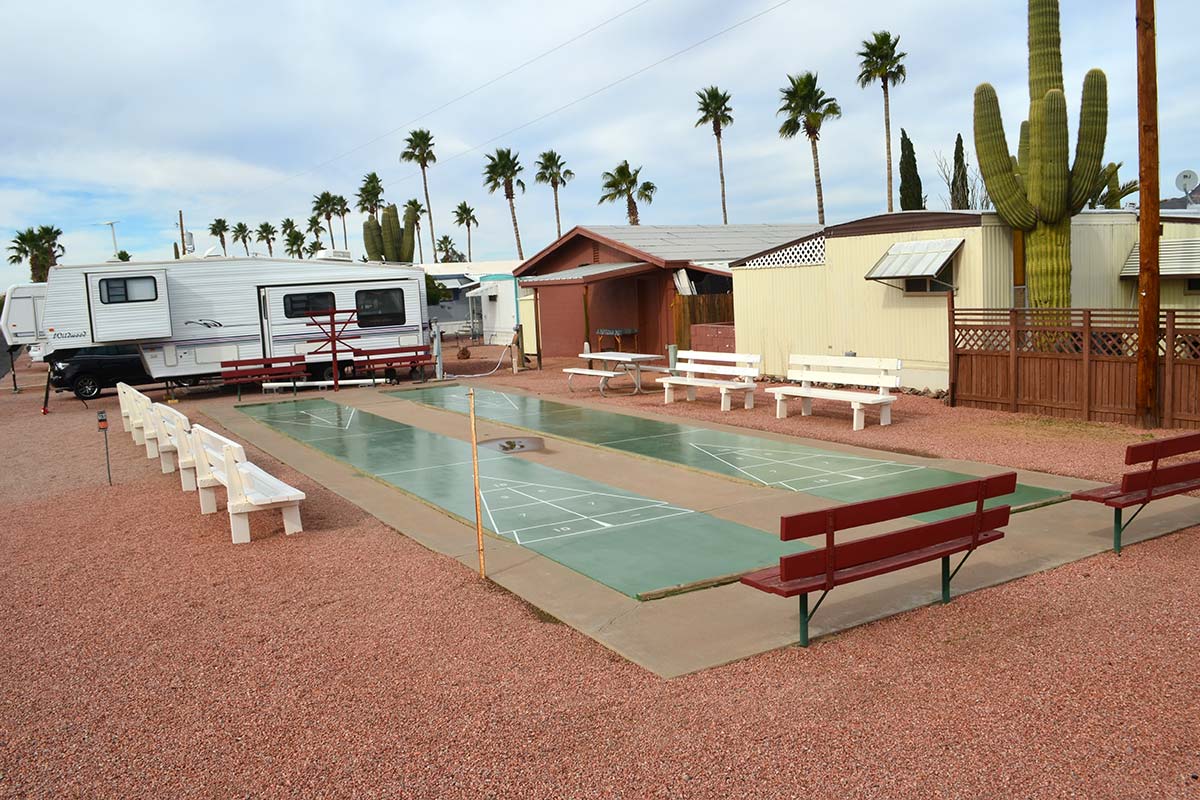 Ironwood RV & Mobile Home Park Shuffleboard courts