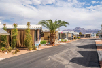 Paved streets with Mountain views